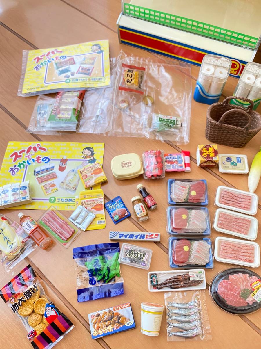 ☆リーメント☆いろいろセット☆コンビニ スーパー 陳列棚☆ミニチュア 