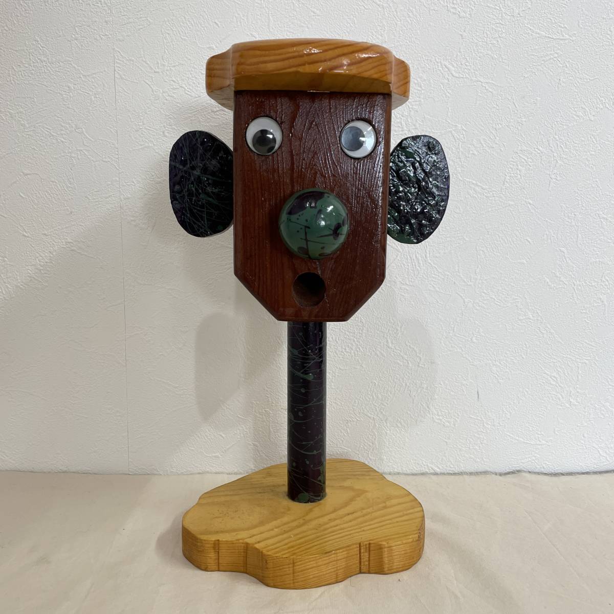 ビンテージ　デザイン　ウッド　木製　おもちゃ　インテリア　雑貨　アンティーク　置物　211127