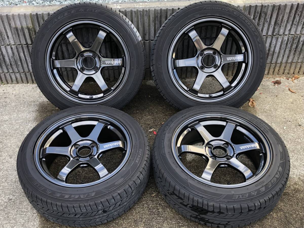 A-TECH 16インチ 7J ＋35 195/45/16 タイヤホイールセット 軽量 1本6.9