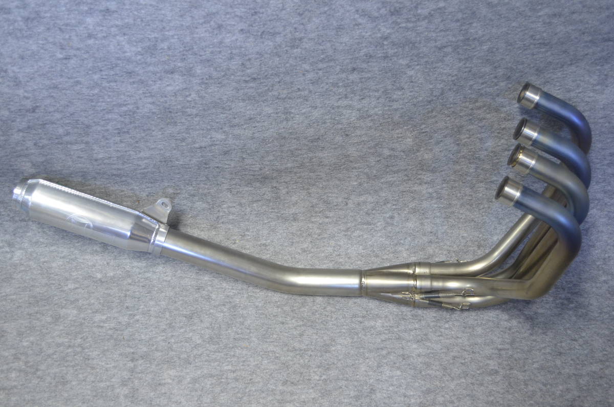 Y21-0726】KAWASAKI ゼファーχ用 モリワキチタンモナカマフラー 中古品 