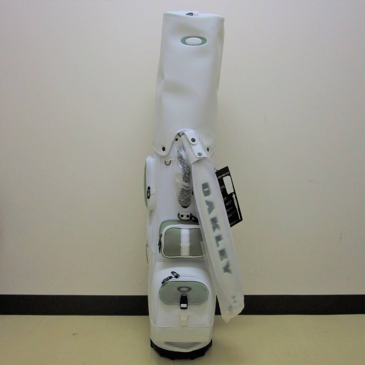 2021 オークリー Skull Golf Bag 15.0 キャディバッグ 180 WHITE/GREEN 