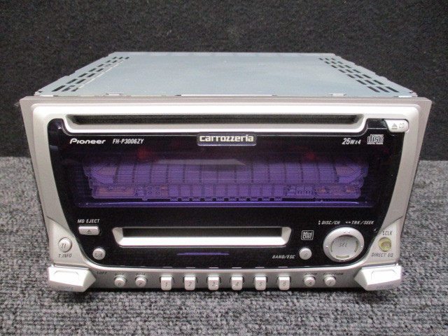 □ ダイハツ/トヨタ 純正オプション CD/MD 2DINデッキ FH-P3006ZY
