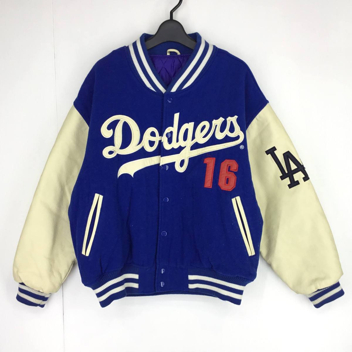 野茂選手スタジャン （楽天市場】野茂英雄 スタジャン MLB ドジャース  