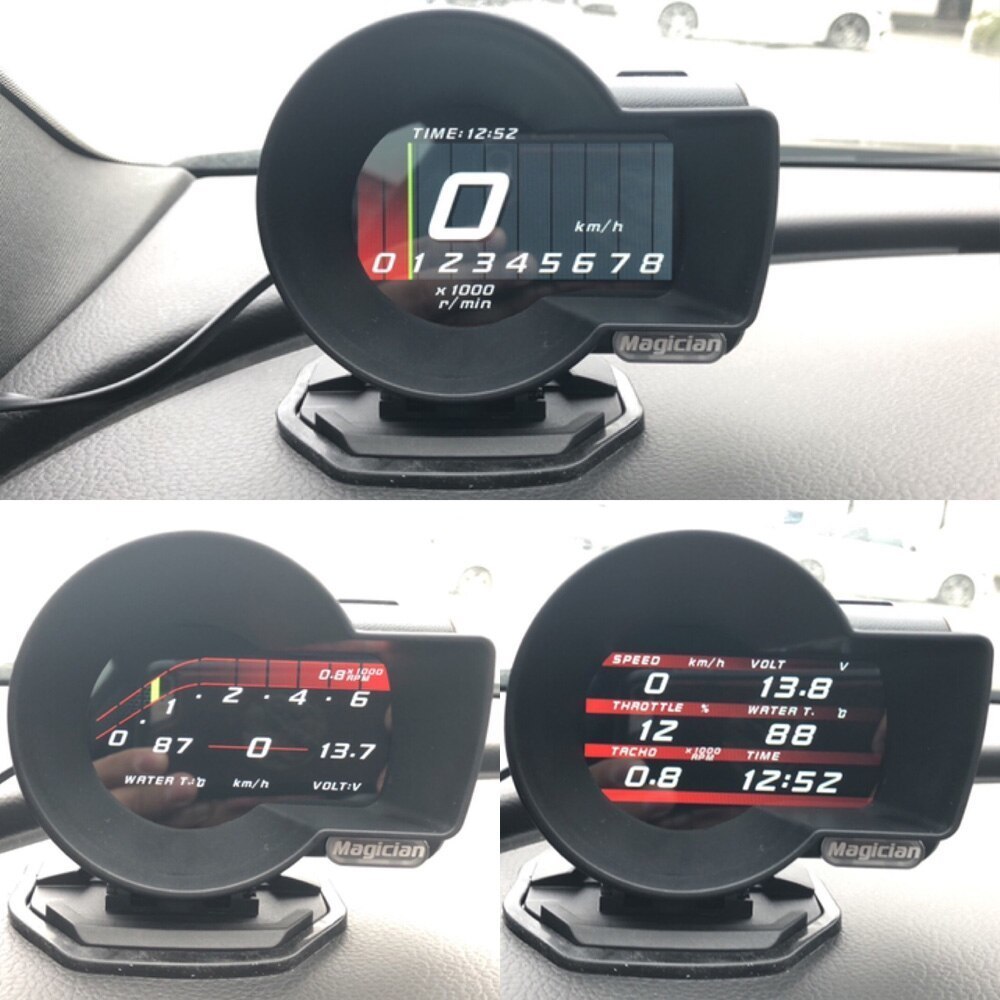 F835 Magician OBD2 OBD メーター : 魔術師 - 英語 SPR 魔術 obd2