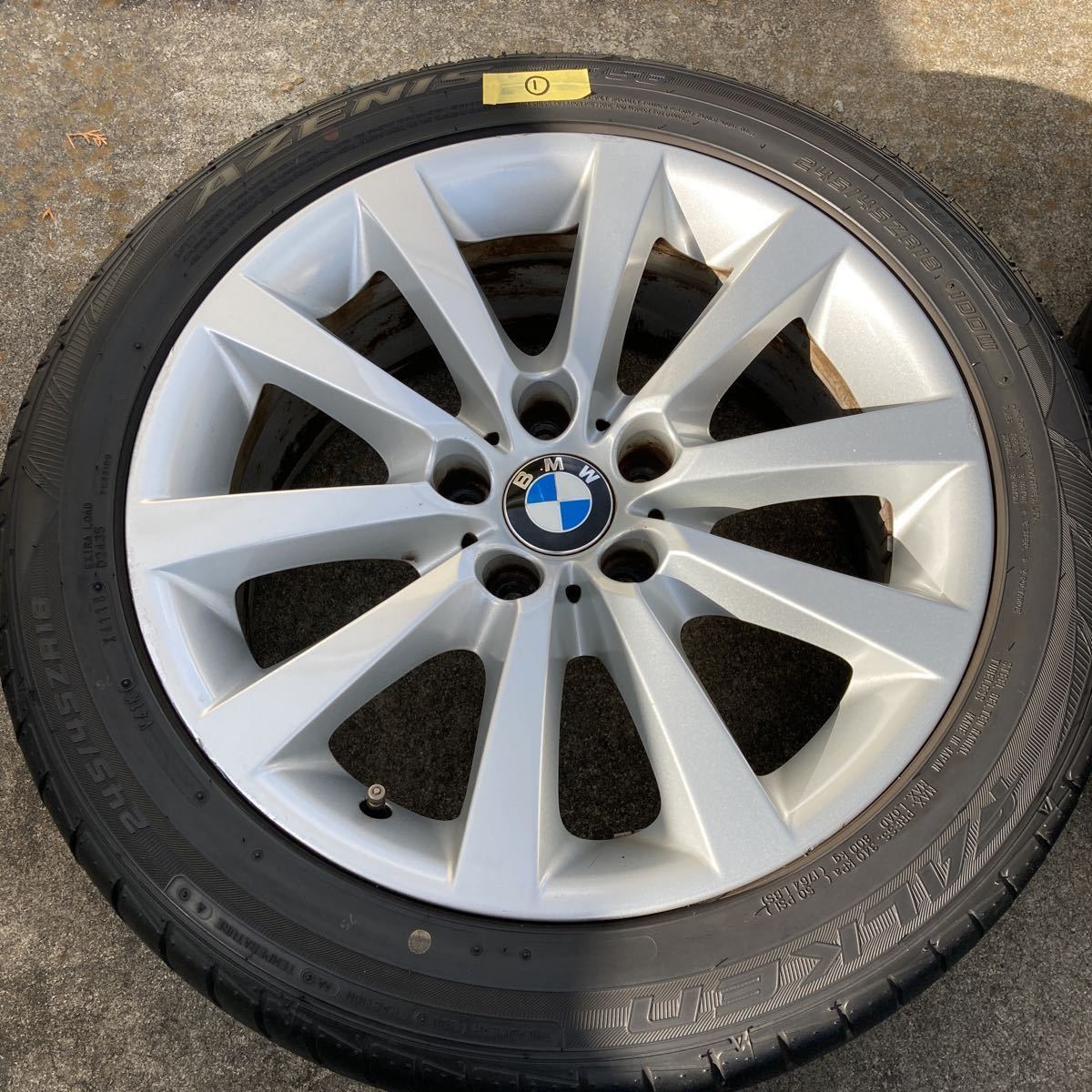 BMW F10/F11 5シリーズ 純正オプション 18インチ ホイール4本タイヤ