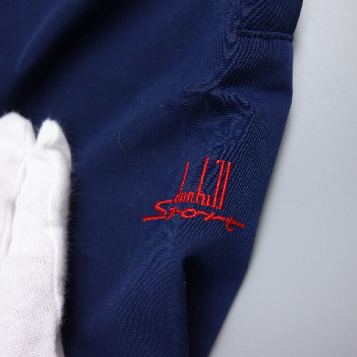 1円 極美品 90s dunhill Sport ダンヒルスポーツ ロゴ刺繍 ジャージ