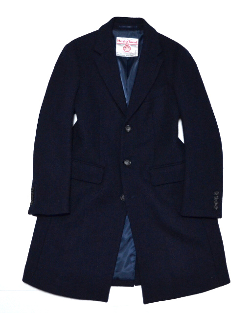 美品 ハリスツイード × ROSSO メンズS(S~M相当) チェスターコート 美品 ハリスツイード × ROSSO メンズS(S~M相当) チェスターコート 試着