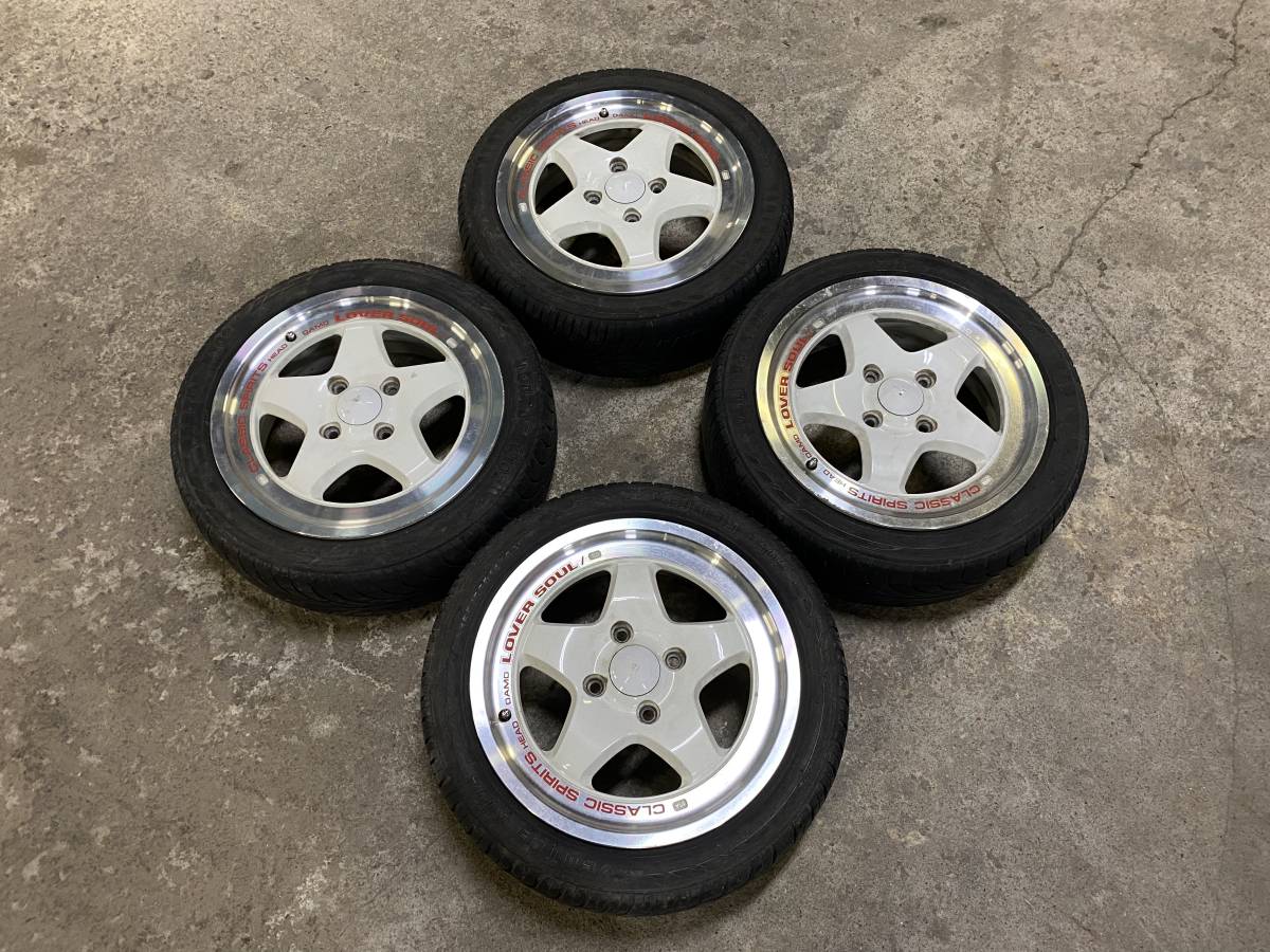 155/55R14 4本 カービング CARVING クラシックスピリッツ HEAD DAMD 14  