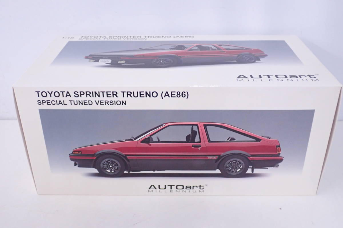 未開封 AUTO art 1/18 TOYOTA SPRINTER TRUENO (AE86) SPECIAL TUNED 