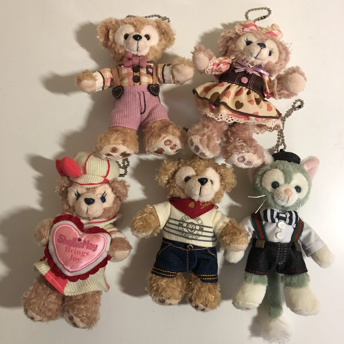 ダッフィー シェリーメイ ジェラトーニ ステラルー ぬいぐるみバッジ ...