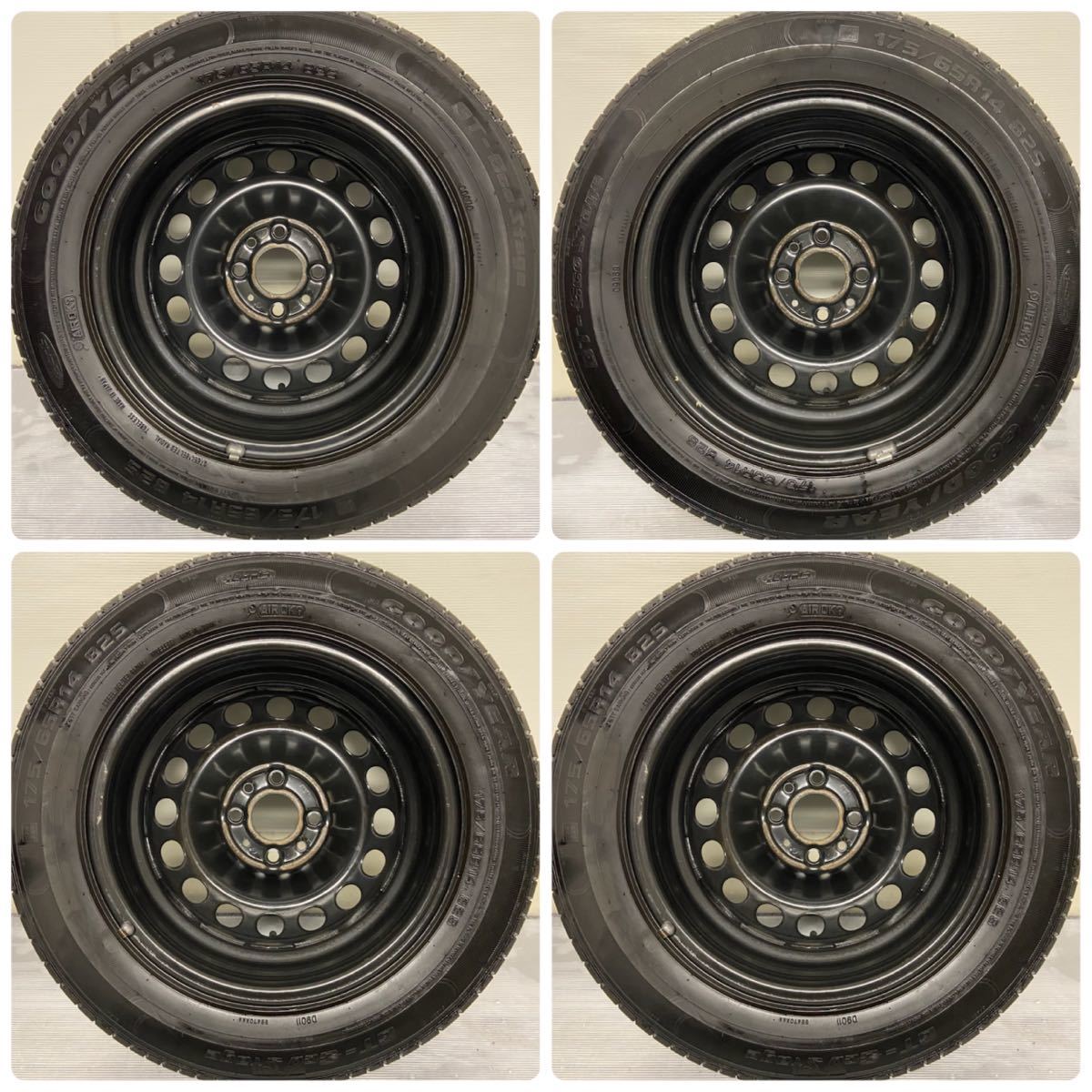バリ山☆FIAT500 チンクエチェント純正スチールホイール 14×5.5J +35 