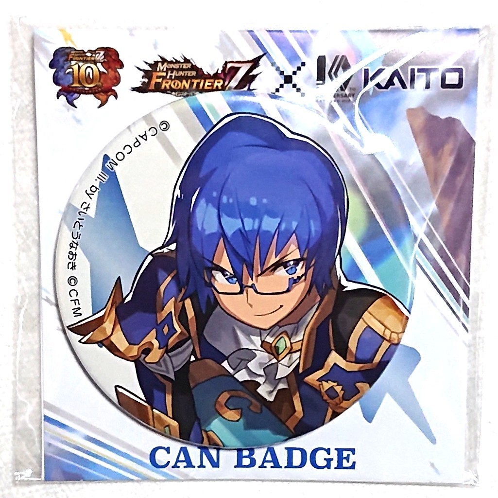 新品未開封】モンスターハンター フロンティア Z × KAITO 缶バッジ 