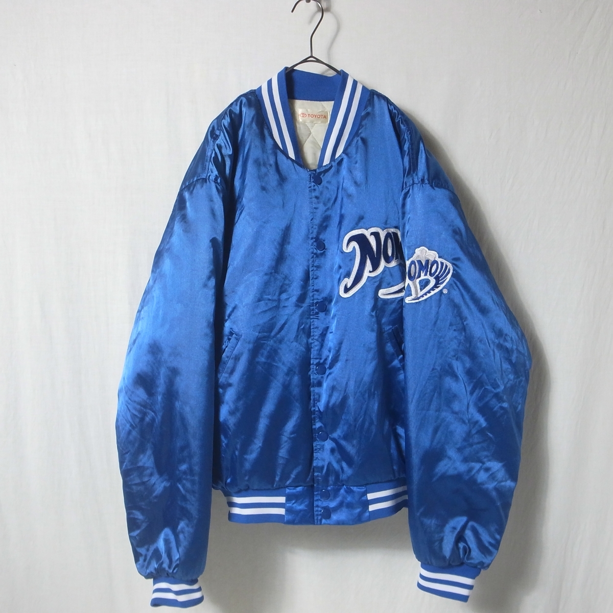 野茂英雄 90s スタジャン TOYOTA MLB ヴィンテージ Japan Satin Style 