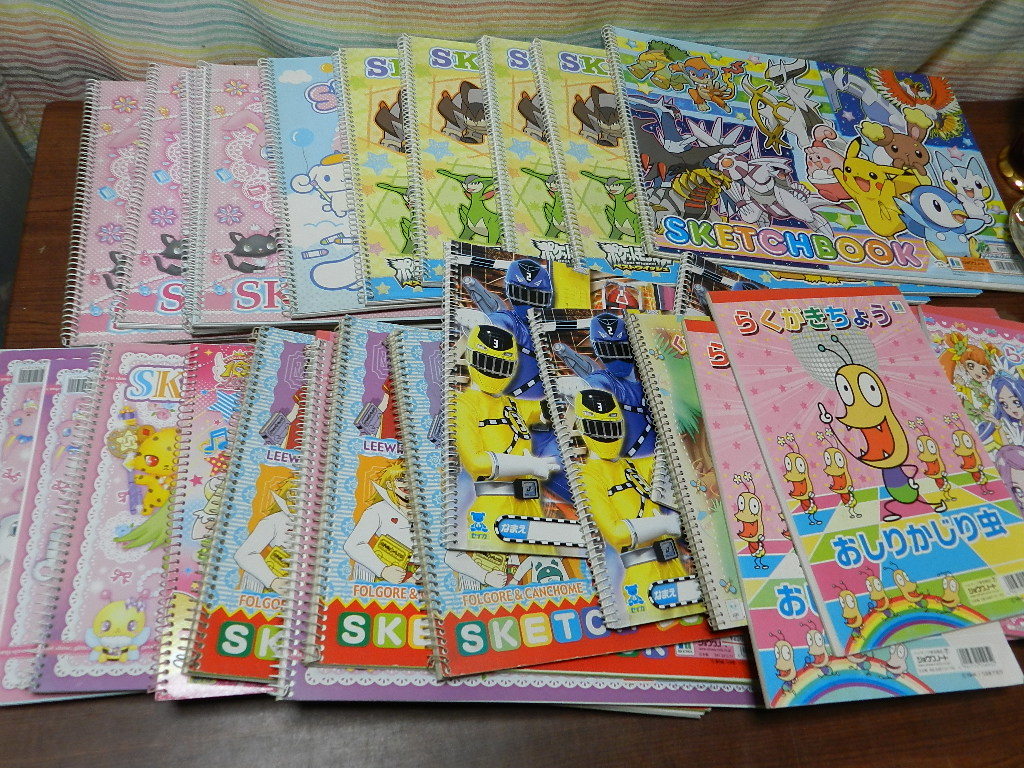 スケッチブック お絵描き帳 いろいろまとめて25冊大量在庫処分 訳あり品 ポケモン シナモロール プリキュア トッキュウジャー ジュエル ノート 紙製品 売買されたオークション情報 Yahooの商品情報をアーカイブ公開 オークファン Aucfan Com