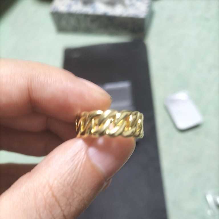 品 18kgpイエローゴールド 喜平リング 指輪 サイズ15号重さ約5グラム ゴールド 売買されたオークション情報 Yahooの商品情報をアーカイブ公開 オークファン Aucfan Com