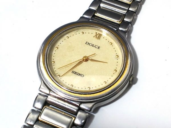 Sj8】SEIKO/セイコー◇DOLCE/ドルチェ/8N41-6050/SACG078◇1991年製♂3  