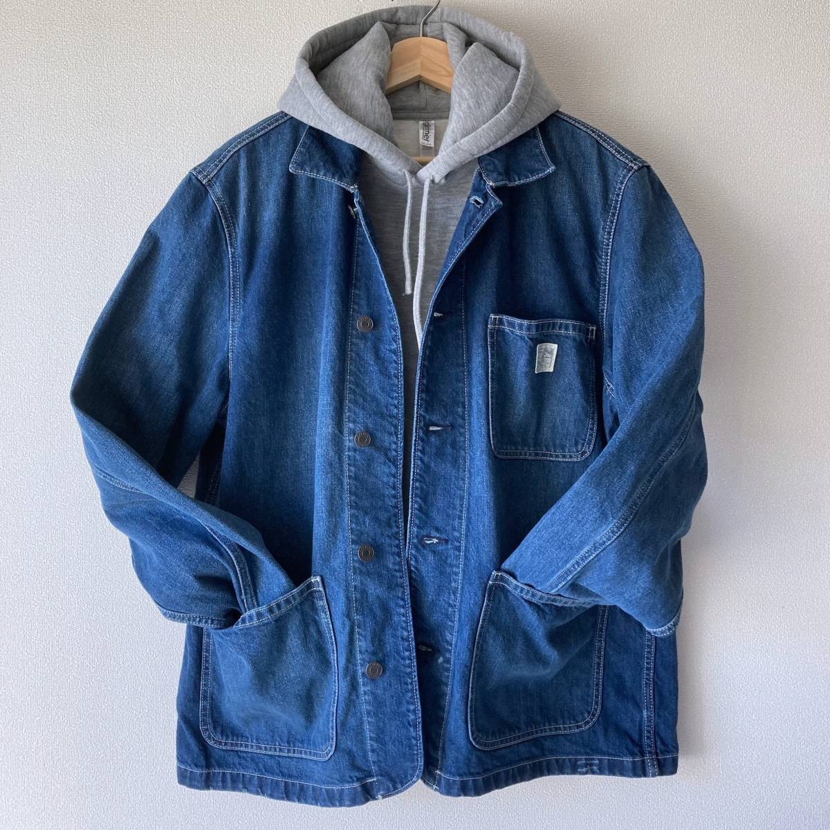 美品☆GAP DENIM☆ギャップ デニム☆デニムカバーオールジャケット 
