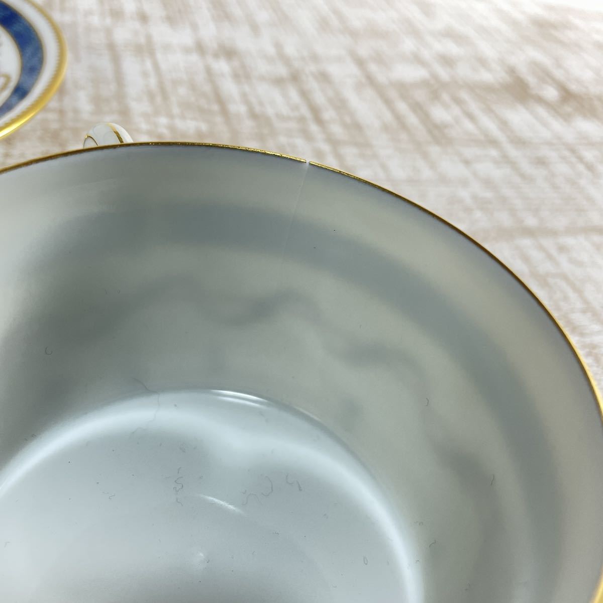 94-46 Y167-1213359 LIMOGES Haviland Vieux Paris Bleu リモージュ 