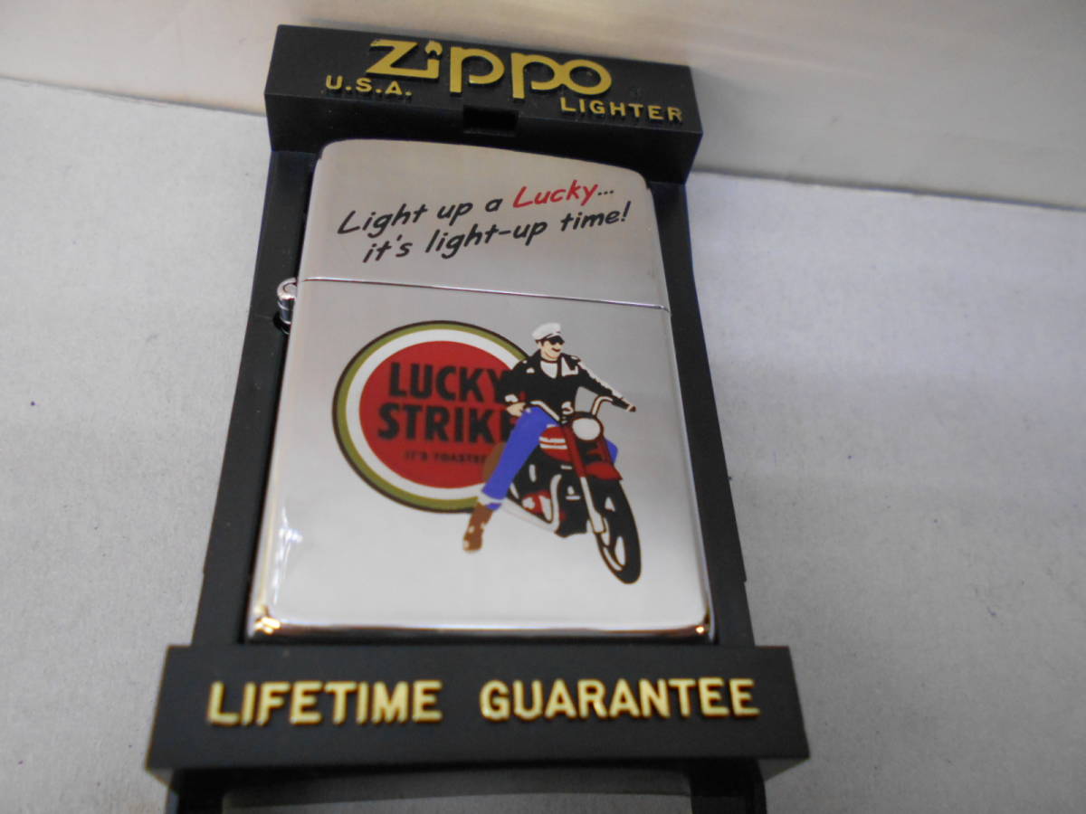 LUCKYSTRIKE ラッキーストライクZippo バイク 1992年製 未使用 (Zippo 