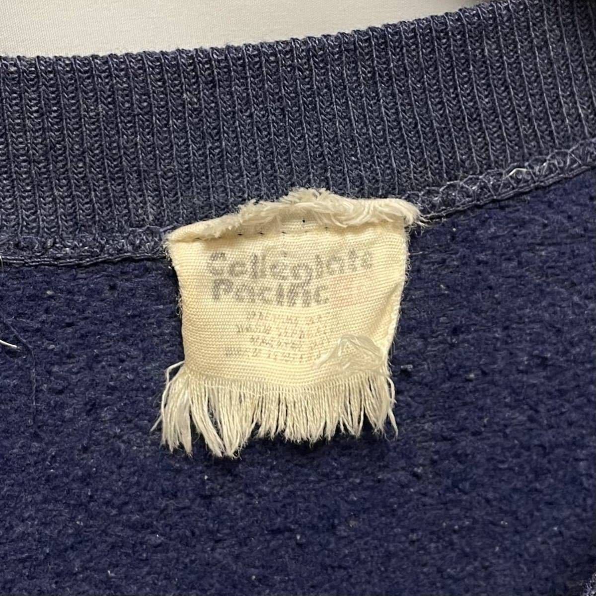 1スタ【70s USA製 Collegiate Pacific ビンテージ スウェットシャツ 