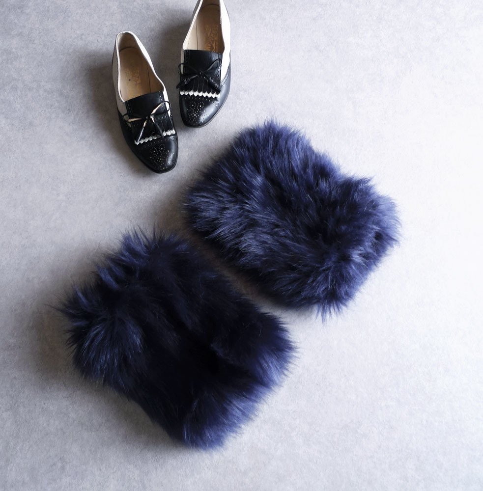 超希少】VIVIENNE TAM ヴィヴィアンタム ブルーフォックスコート 0