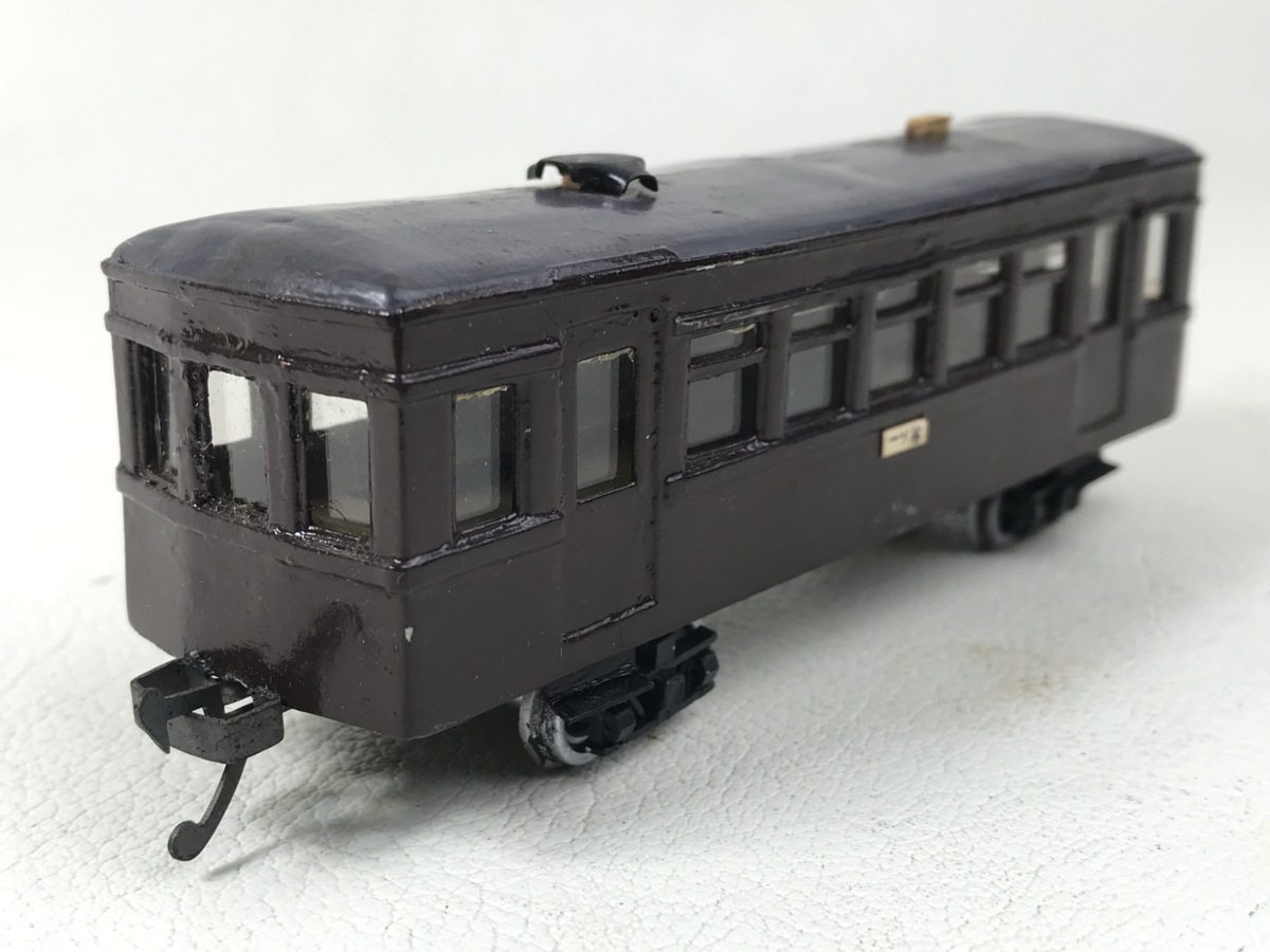 完成品】HOゲージ ペーパー 自作 2軸客車 鉄道模型 当時物 ジャンク B