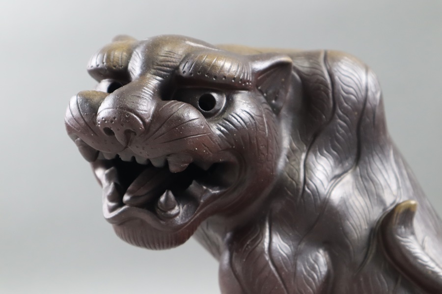 備前焼 登窯 備前焼中堅作家 水谷 清 共箱付桟切り・黄ゴマ徳利5