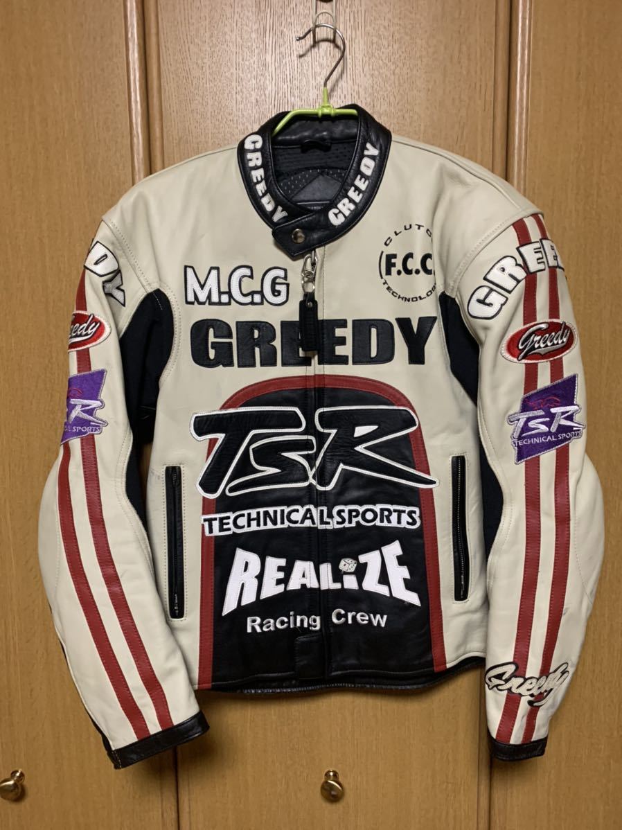 GREEDY よし グリーディー ライダースジャケット 牛革