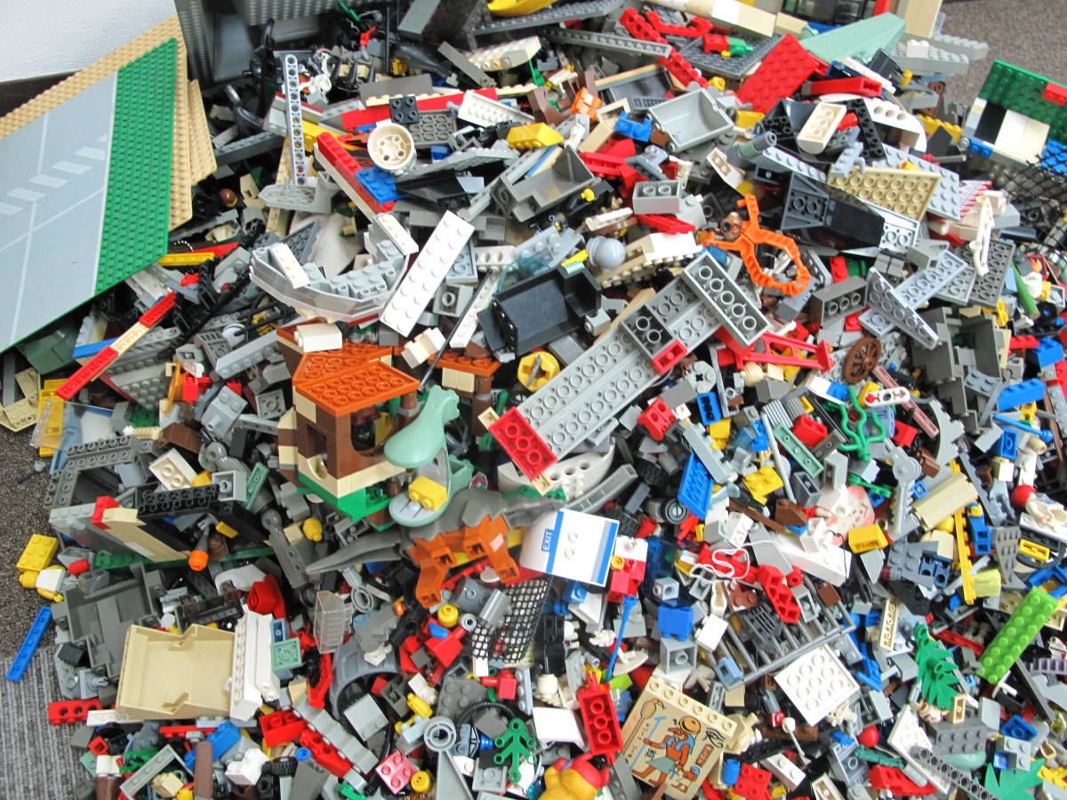 1円スタート LEGO レゴ ブロック おもちゃ バラ まとめ 約17kg 箱 