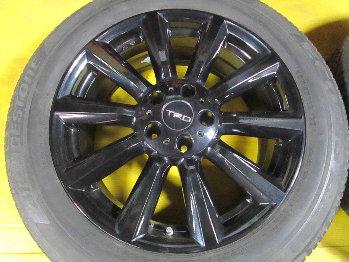 A4104 TRD 235/55R18 ホイール付き4本SET ブリジストン エコピア 422 
