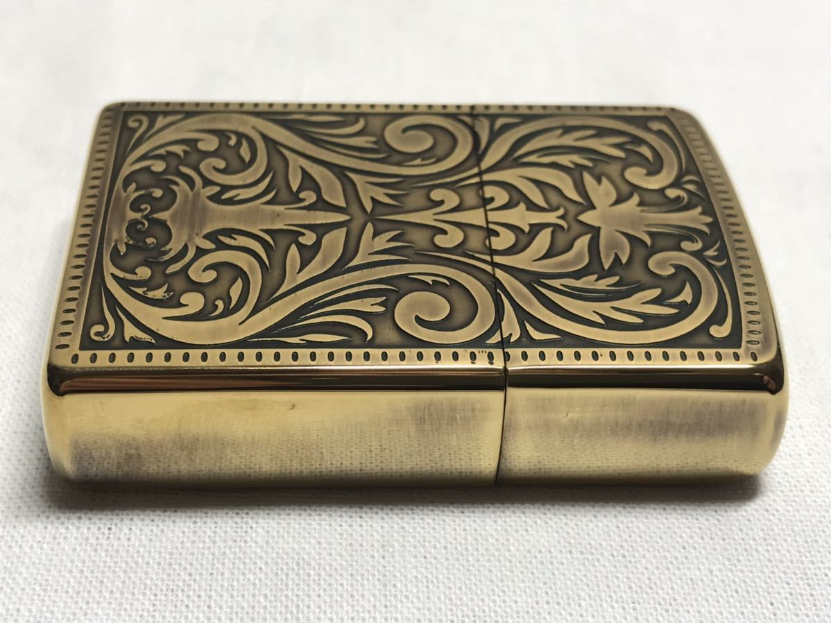 未使用品】ZIPPO ジッポー 24金メッキ 3ミクロン 2003年 I刻印 