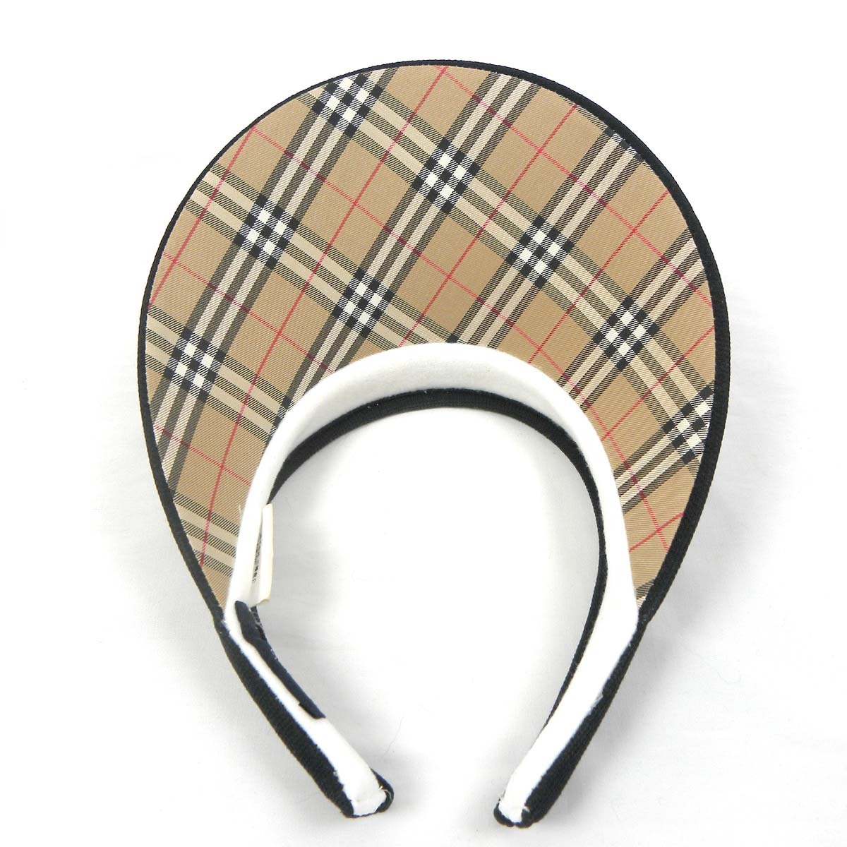 バーバリーゴルフ☆ロゴ刺繍入サンバイザー ☆ブラック☆Burberry GOLF