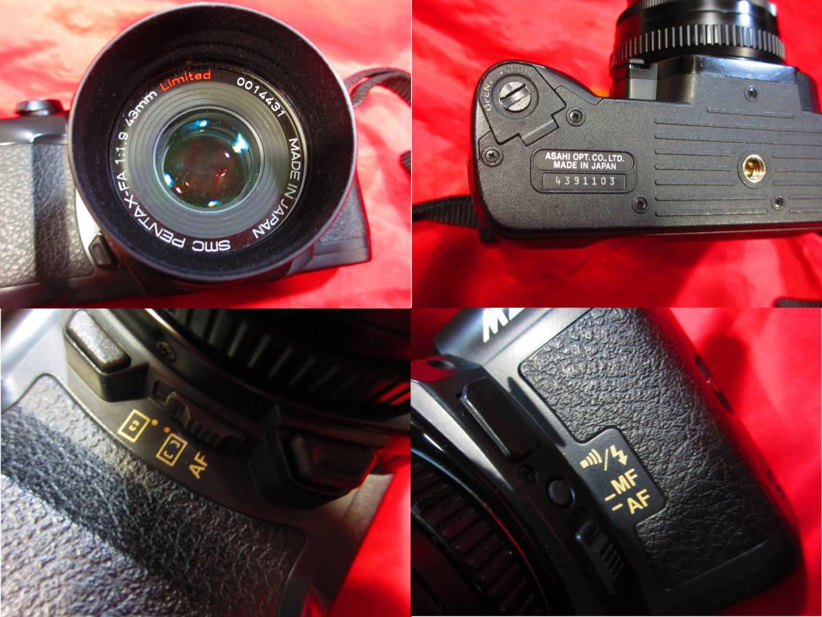 PENTAX MZ-3 フィルム一眼レフカメラ ブラック + smc PENTAX-FA 43mm