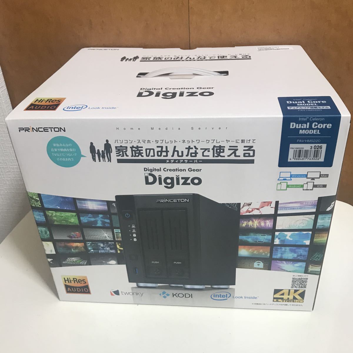 Princeton デジ像 ホームメディアサーバー(NASキット) PAV-HMS220 PAV