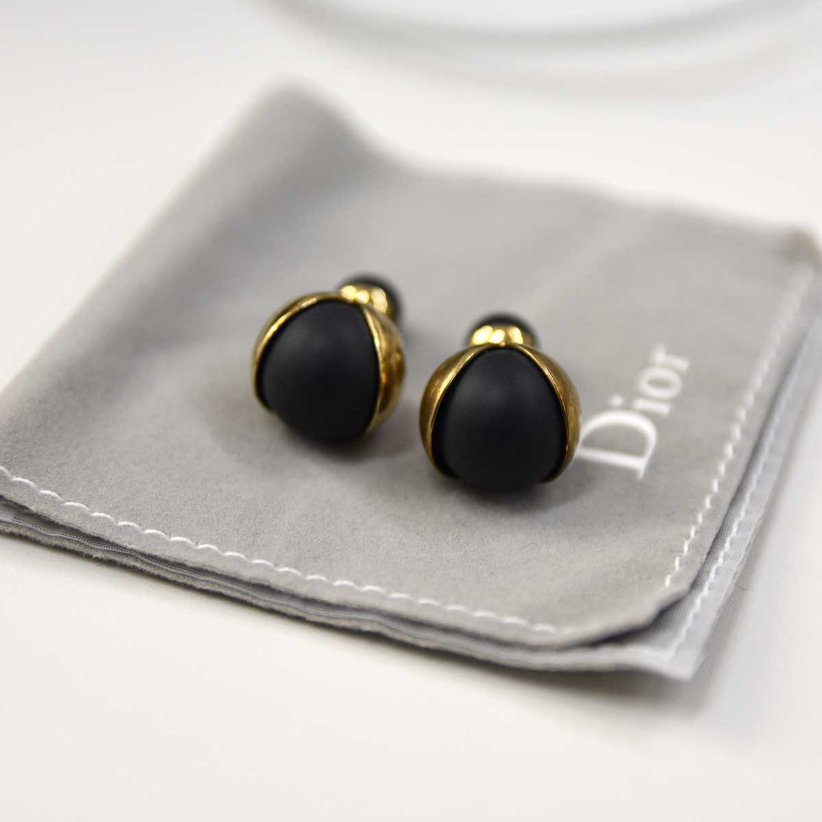 DIOR ディオール ピアス トライバル ブラック 【公式通販】