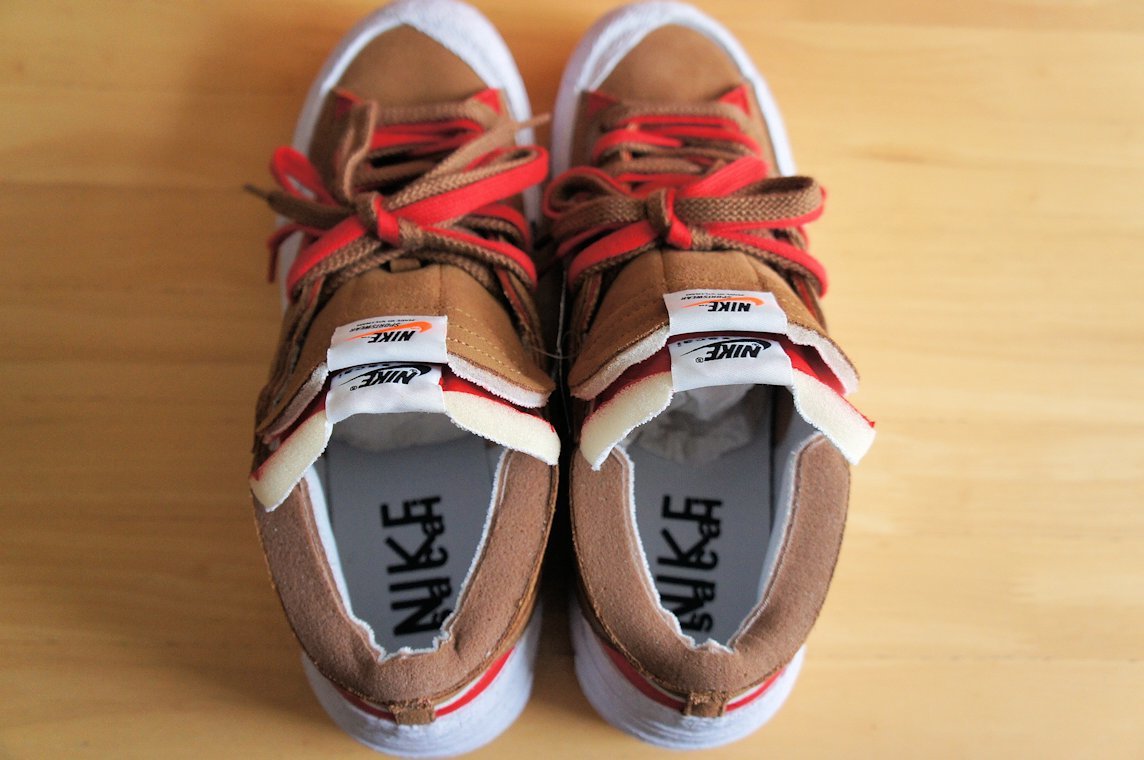 新品未使用】ナイキ×サカイ ブレーザーロー ブリティッシュ タン NIKE  