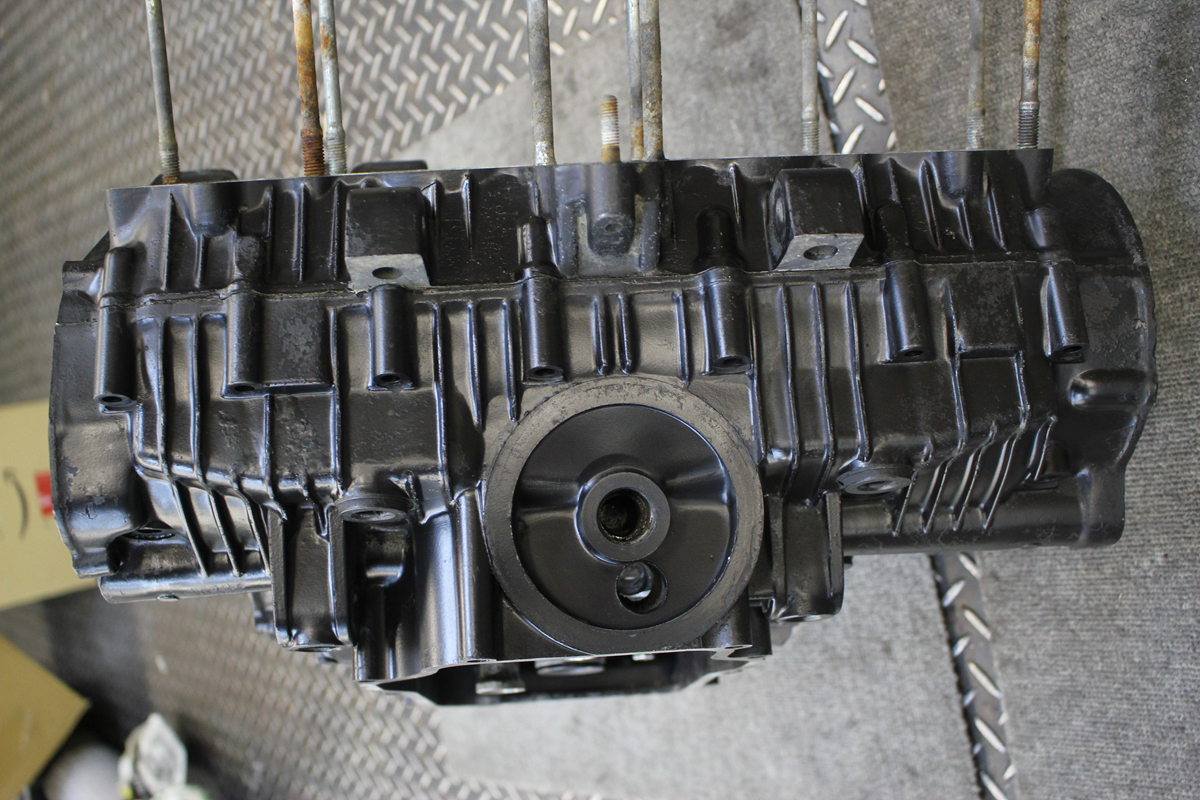 ★181★売切★ホンダ★CBR400F★NC17★エンジンクランクケース腰下★検/GS400GT380RXKHCBNTDバブRGFXホークタンク外装サイドカバー_3