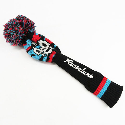 Russeluno ラッセルノ ヘッドカバー ルチャ 即決】RUSSELUNO ラッセルノ ニットヘッドカバー ルチャ ブラック系 FW