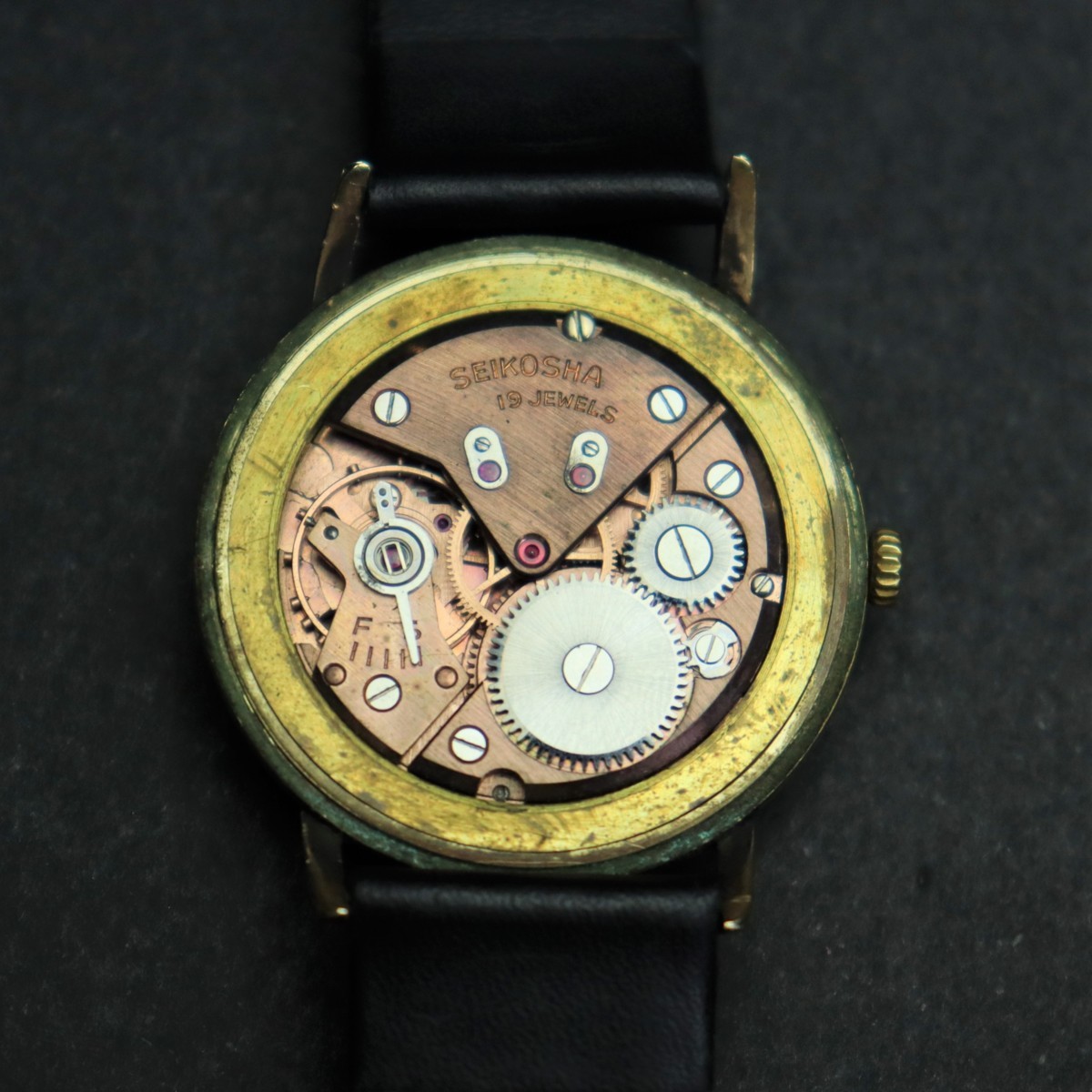 SEIKO MARVEL セイコー マーベル 手巻き 14029 希少19石赤機 植字S 