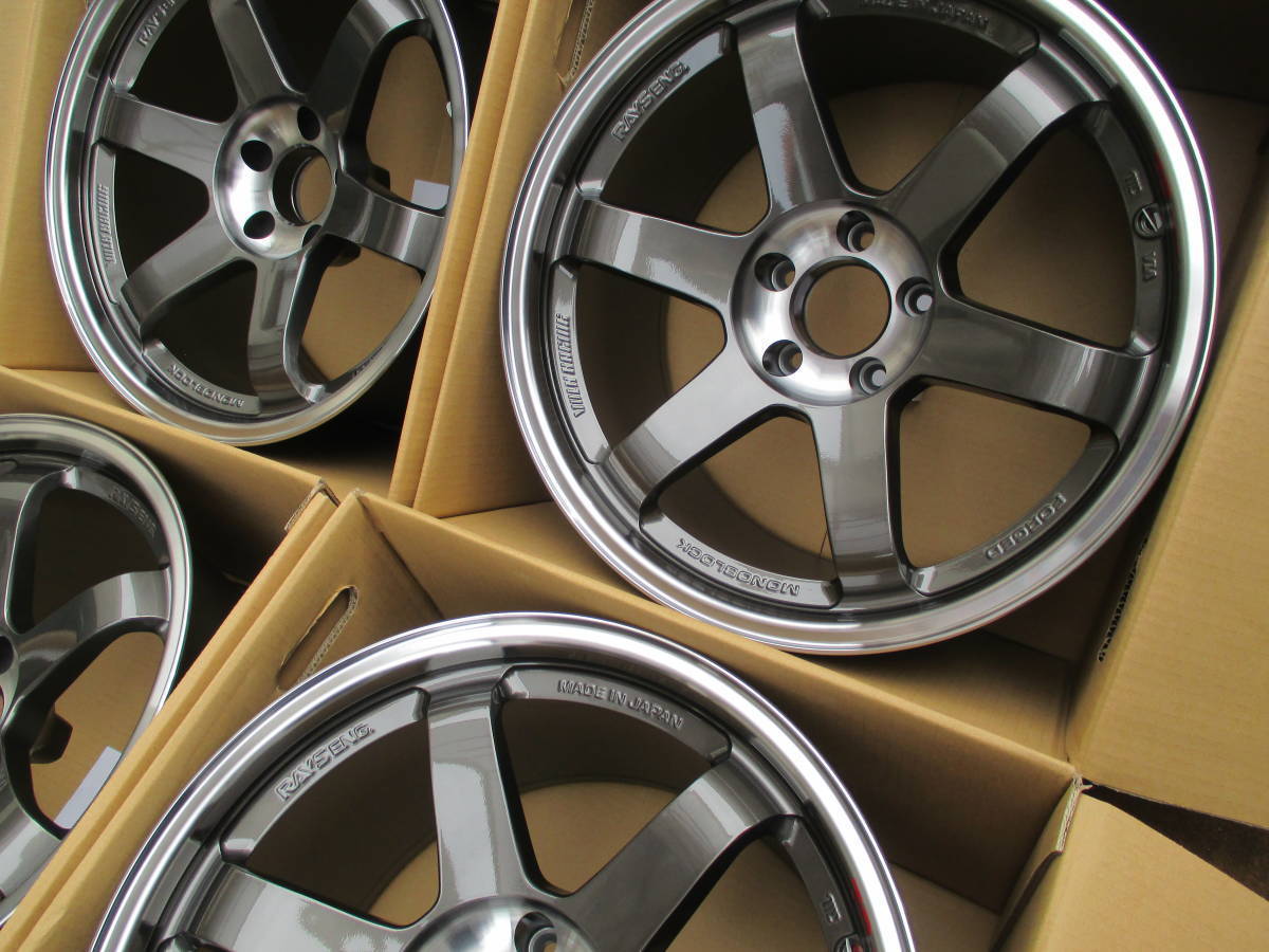 □廃盤 希少 SL RAYS TE37 18インチ 9.5J ＋22 