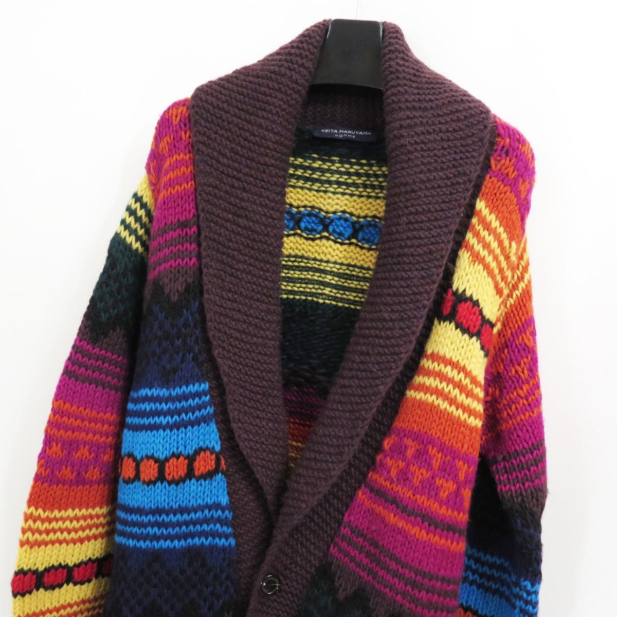 KEITA MARUYAMA HOMME MULTI HAND KNIT GOWN COAT ケイタマルヤマ オム 