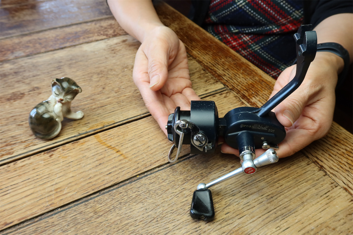 レア! ABU GARCIA MITCHELL 508 2in1 スピニングリール 検) ミッチェル