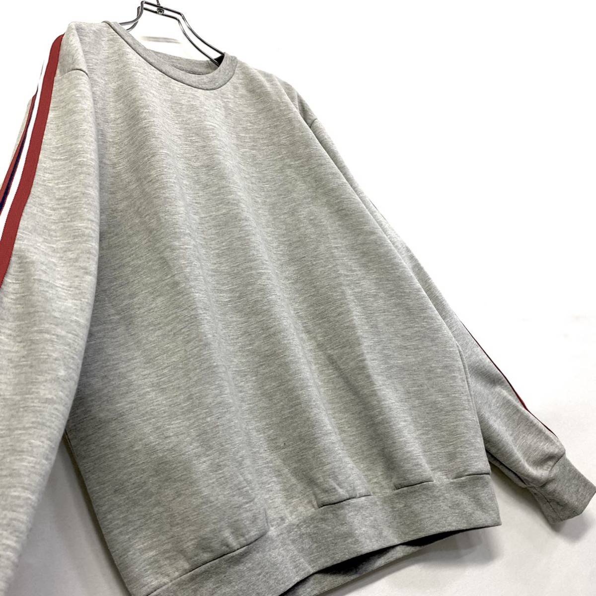 Zara ザラ スウェット メンズl グレー トリコロールライン トレーナー 男性用 売買されたオークション情報 Yahooの商品情報をアーカイブ公開 オークファン Aucfan Com