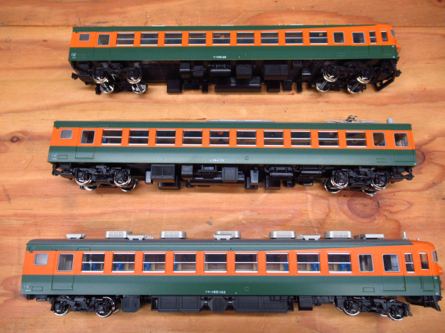 美品 KATO 3-505 165系 直流急行形電車 3両基本セット HO(16.5 