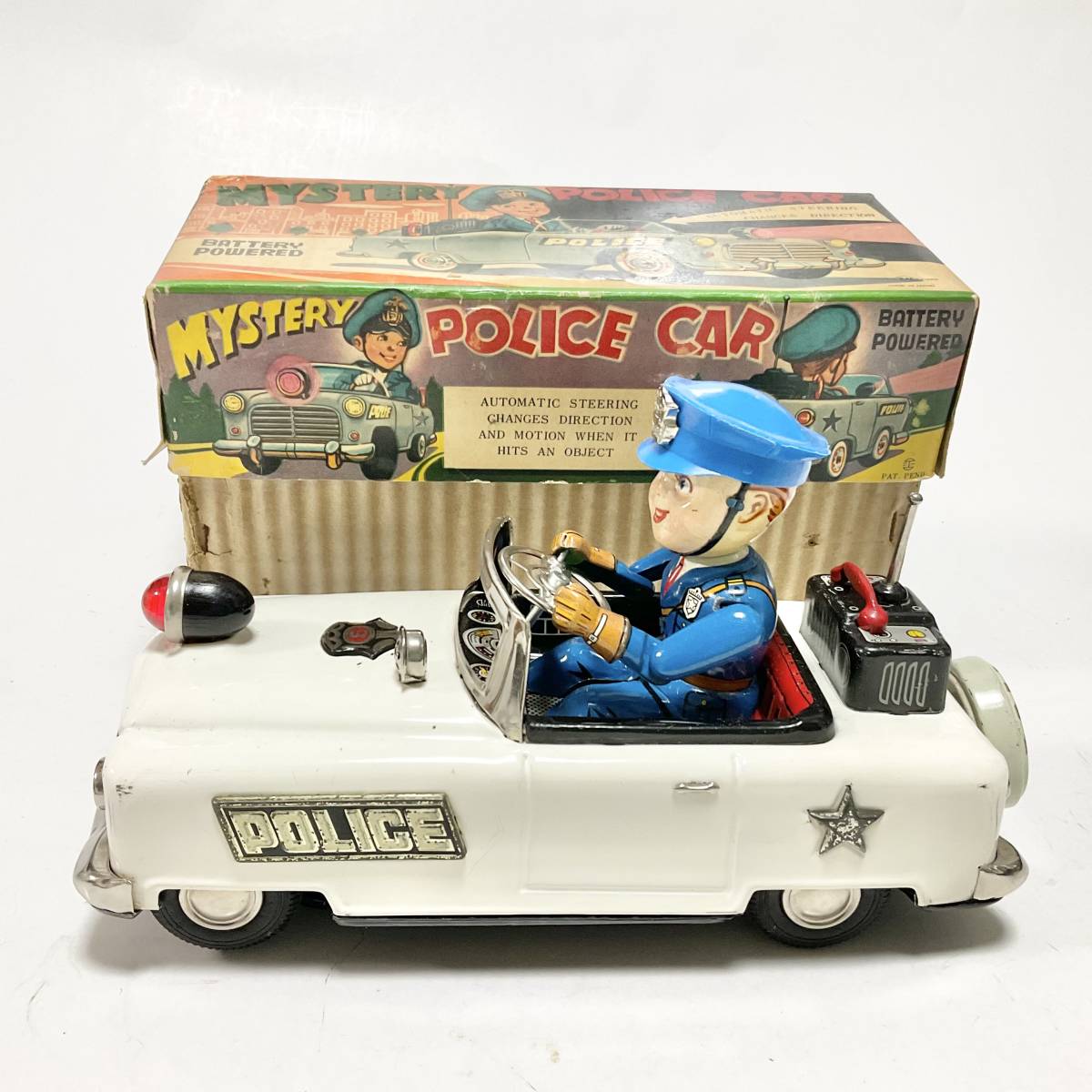 ポリスカー 箱付き美品 ボンネットライト点灯 運転操作ギミック付き 