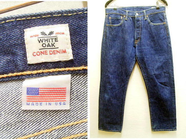 即決 [W32]Levi's 00501-2453 WHITE OAK CONE DENIM USA製 アメリカ製 ホワイトオーク コーンデニム 501 パンツ■3112