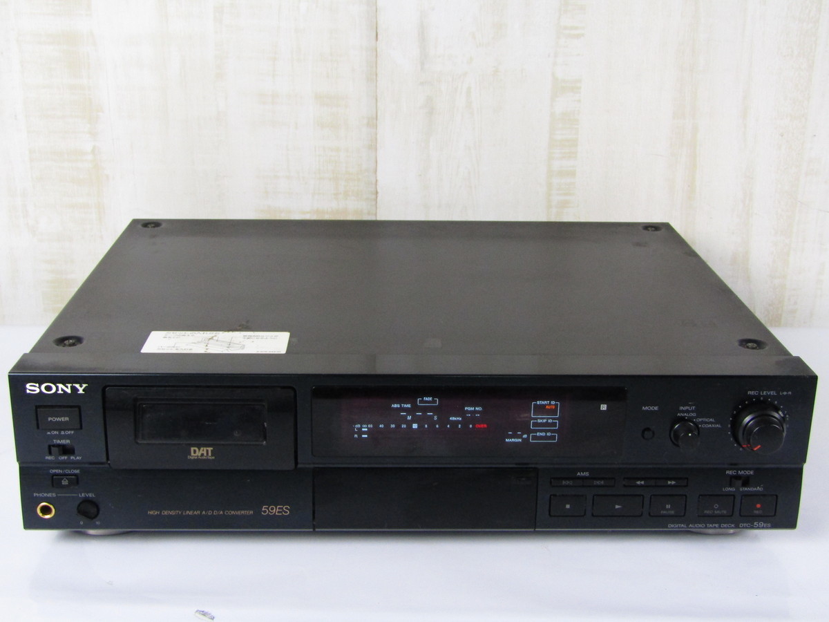 DATデッキ sony DTC―59ESブラック 激安大特価，低価 1210-N1-003 SONY DTC-59ES ソニー DATデッキ