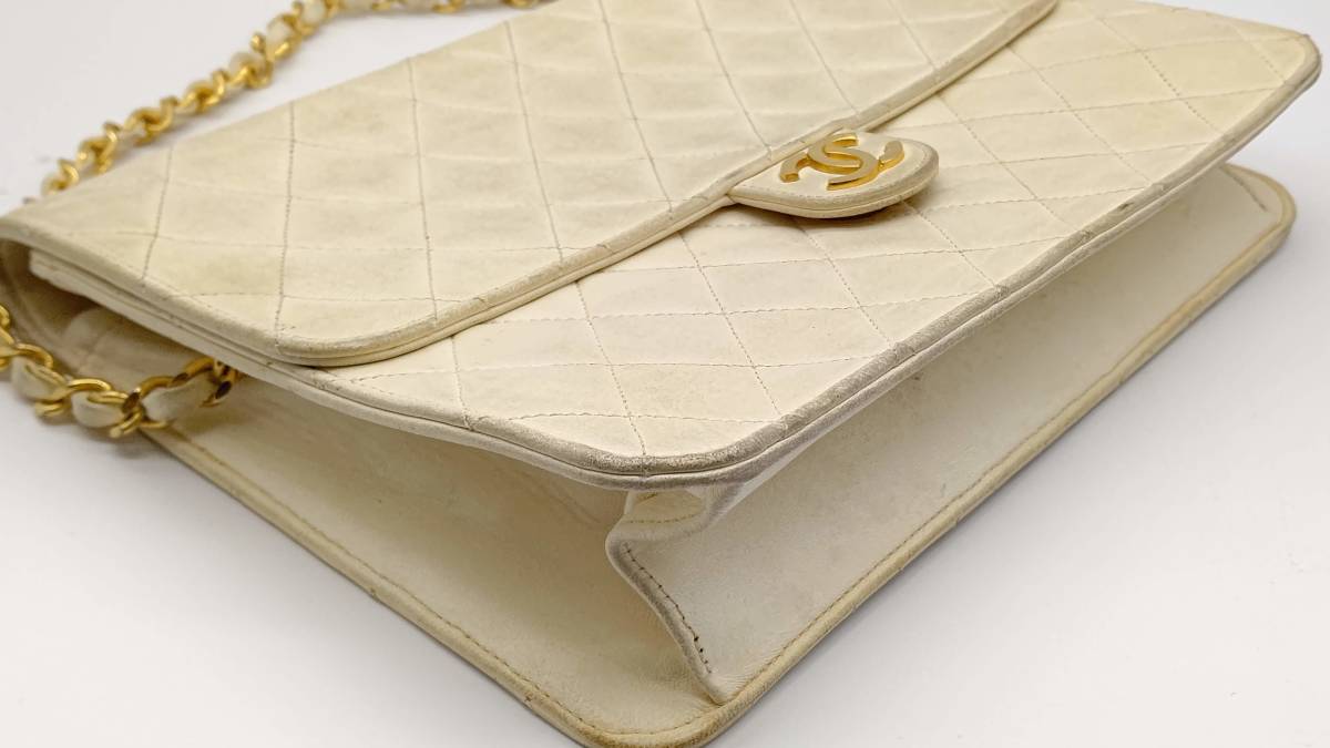 CHANEL/シャネル マトラッセ ラムスキン チェーンショルダーバッグ 