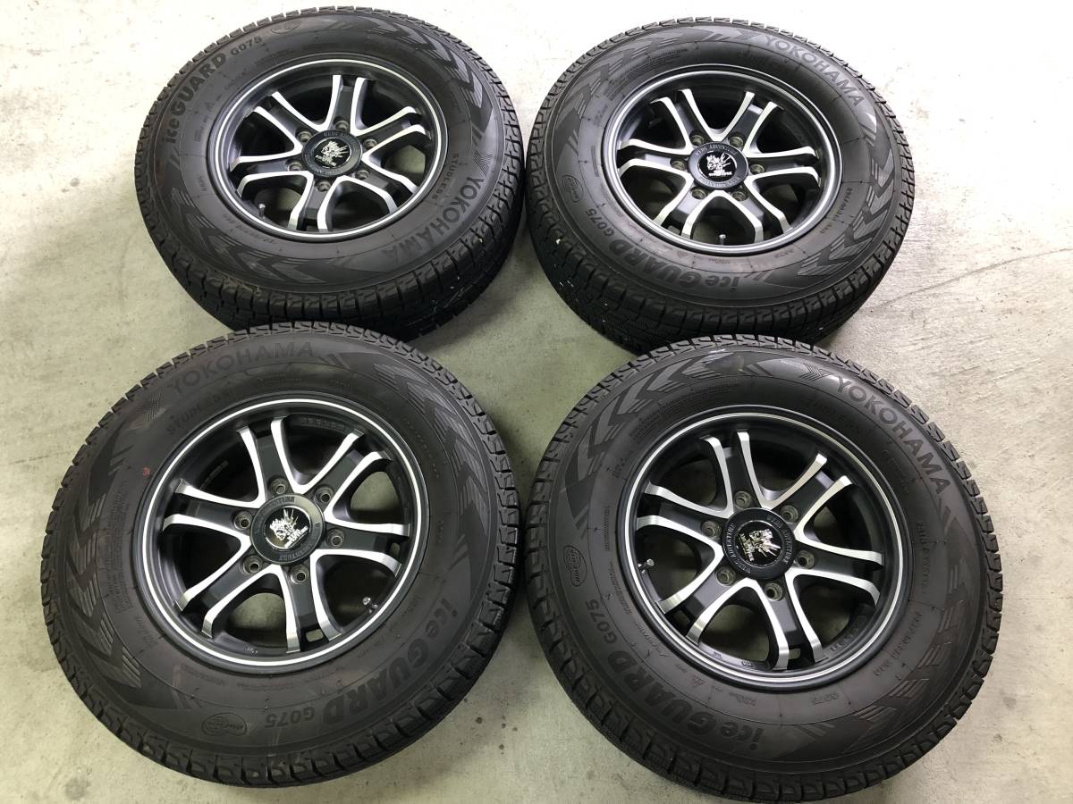 限定SALE，人気SALE WEDS キーラー フォース マッドブラック 15インチ+ヨコハマ ice GUARD G075 195/80R15 96Q 4本セット ハイエース(その他)｜売買されたオークション情報、yahooの商品情報をアーカイブ公開 - オークファ その他