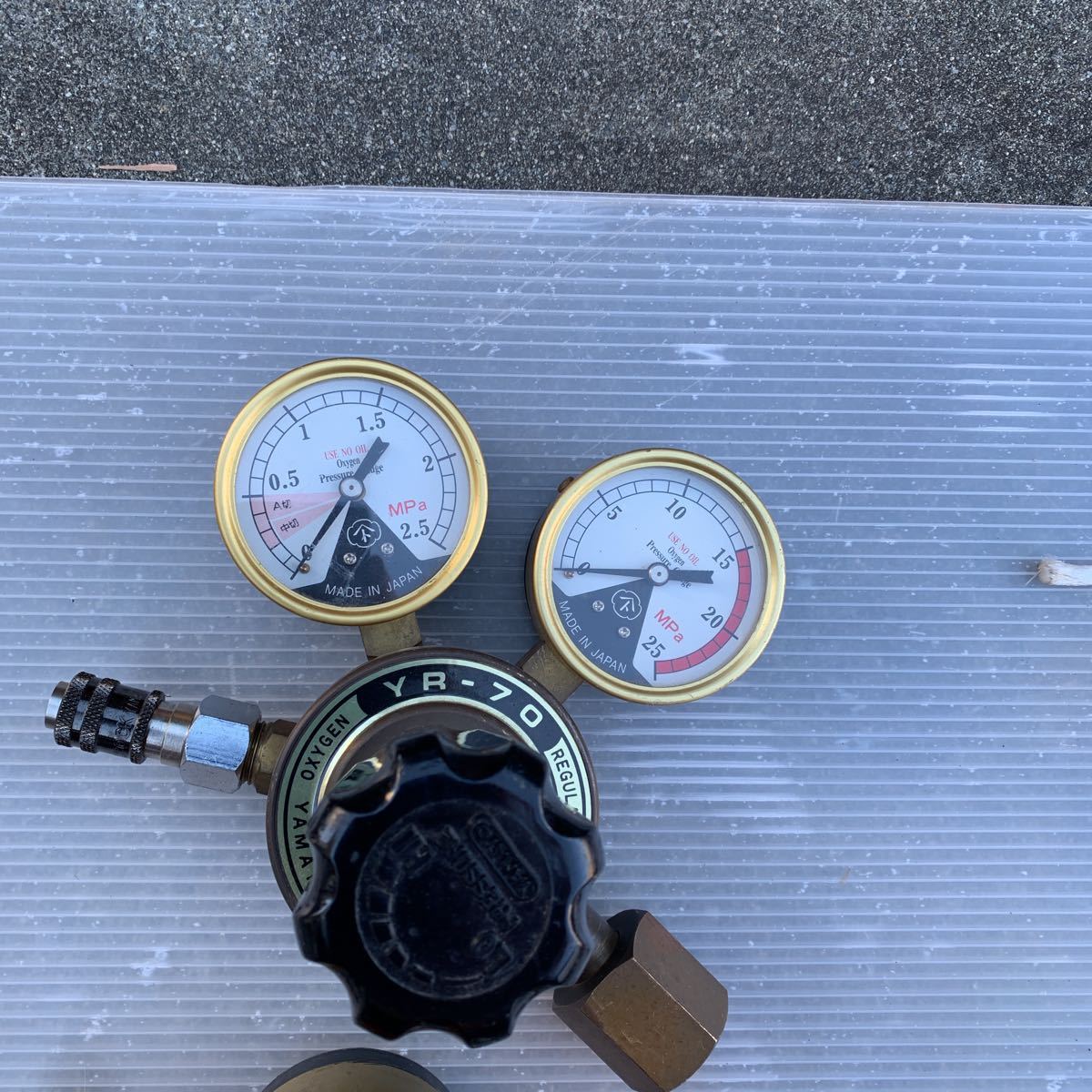 ガス溶接用トーチ、ゲージ、ホース等(あまり溶接棒おまけ付き)_4